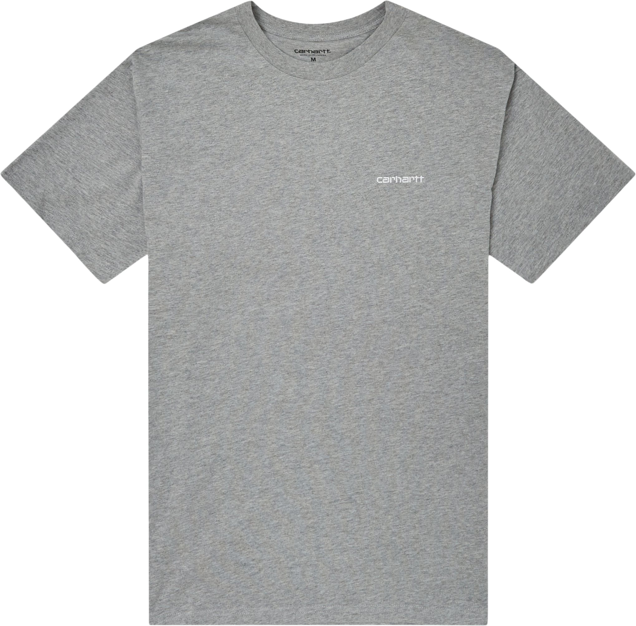 Carhartt WIP T-shirts S/S SCRIPT EMBROIDERY I025778 Grå